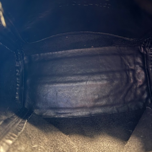 Vintage Black Coach Soft Leather Shoulderbag - Picture 5 of 8